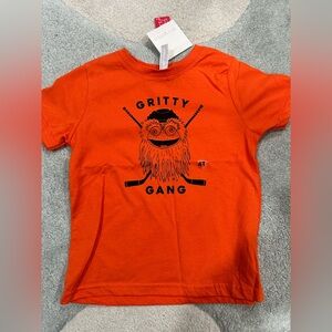 Philadelphia Flyers Gritty Gang toddler tshirt 4T NWT